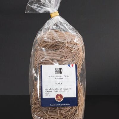 Buckwheat and soft wheat soba N° 1