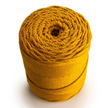 Macramé Corde Corde Ficelle 3 plis Torsion 3mm x 270m ou 135m Corde en coton 3 brins 2