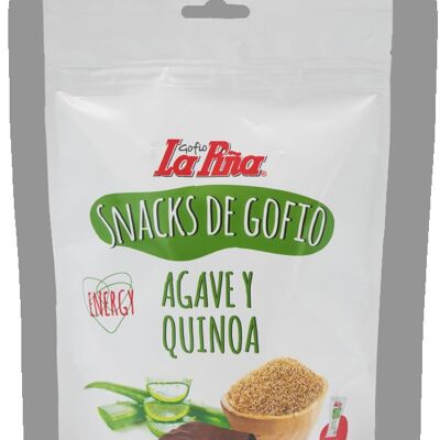 Snack de gofio con agave y quinoa - Gofio la Piña 8X12g,