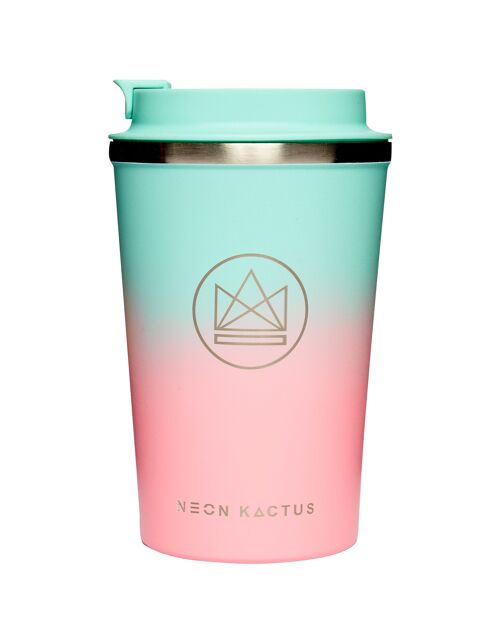 Neon Kactus Insulated Coffee Cup 12oz - Twist & Shout