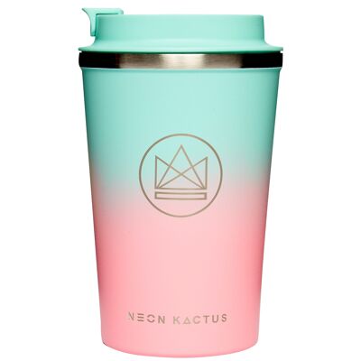 Neon Kactus Insulated Coffee Cup 12oz - Twist & Shout
