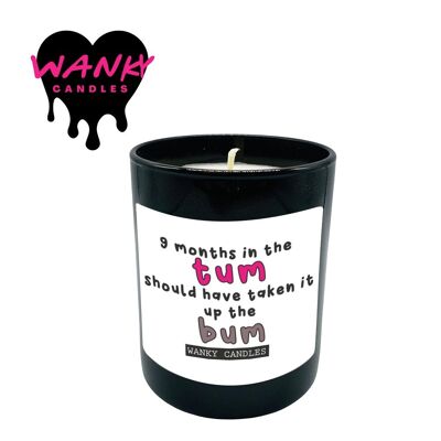 3 candele profumate Wanky Candle Black Jar - 9 mesi nel tum - WCBJ193