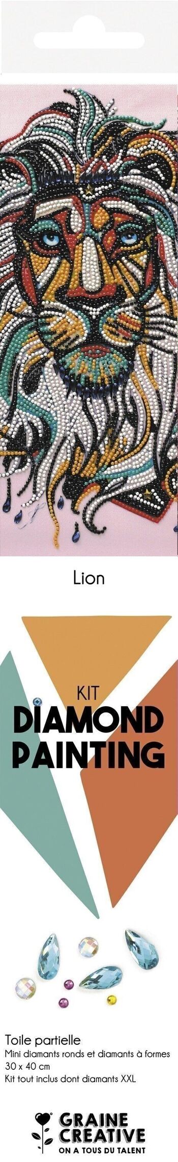 DIAMOND PAINTING LION 5