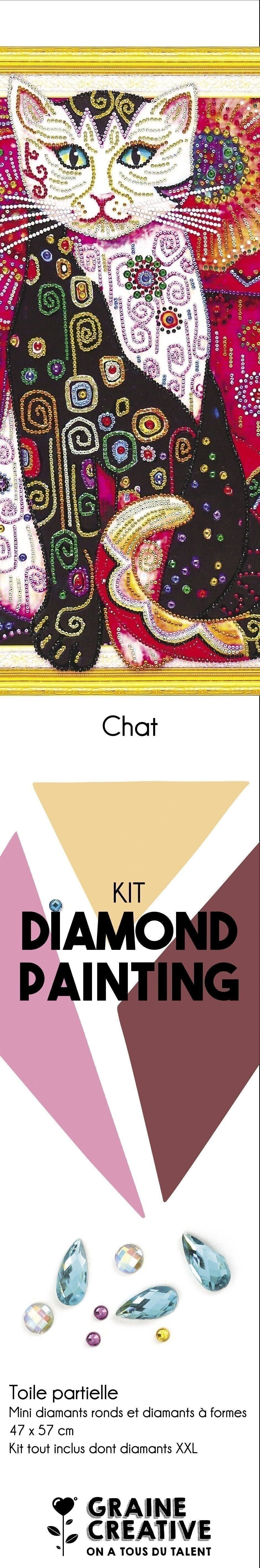 DIAMANTMALEREI KATZE 2