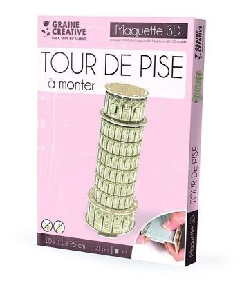 PUZZLE MAQUETTE TOUR DE PISE 5