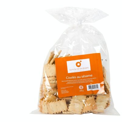 Chiseled with sesame 250g - Aperitif crackers