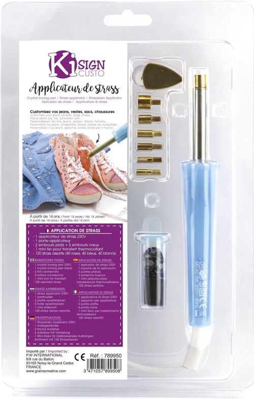 APPLICATEUR DE STRASS SOUS BLISTER