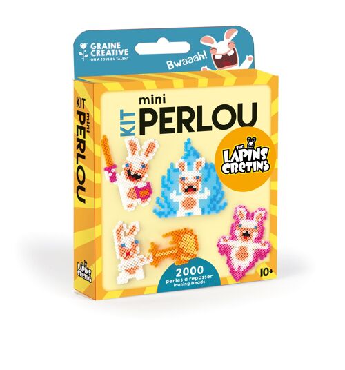 KIT MINI PERLOU 2000 PERLES THE LAPINS CRETINS GAMING