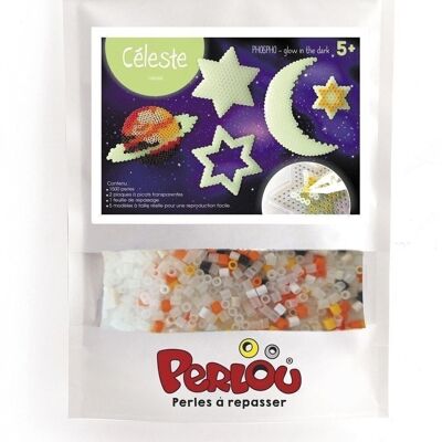 KIT PERLOU CELESTE PHOSPHORESCENT 1000 PERLES