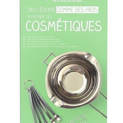 KIT COSMETICO (ciotola + frusta + dosatore)