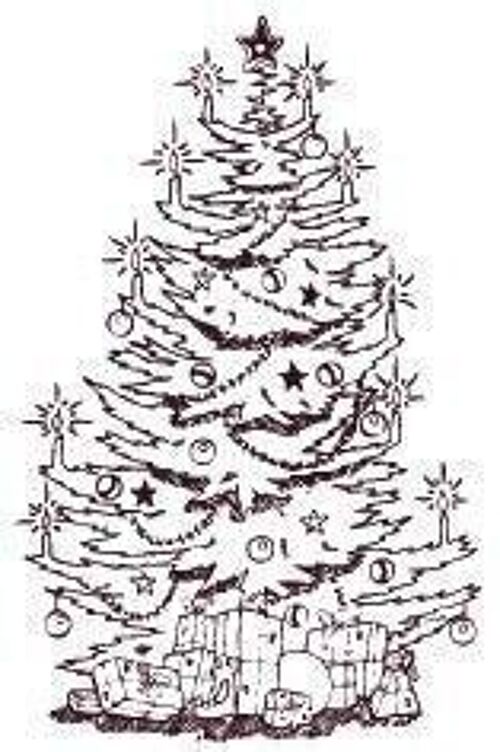 TIMBRE SAPIN DE NOEL