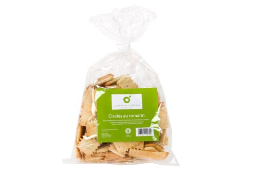 Ciselés au romarin 250g - Crackers apéritifs