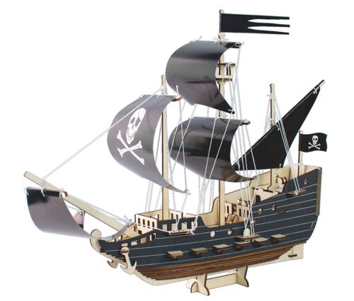 Pirate Ship Building Kit - wood