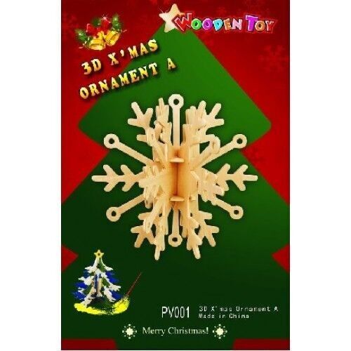 Kit di montaggio Addobbi natalizi Fiocco di neve modello A