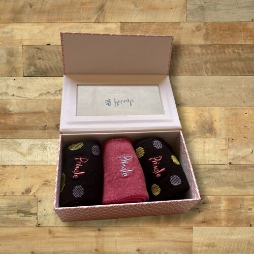 3er Pack Ladies Socks - Dots