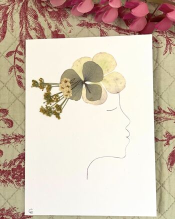 Carte postale fleurs séchées 5