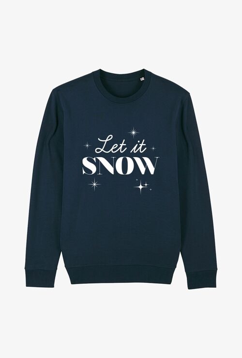 sweat marine - Noël - Let it snow