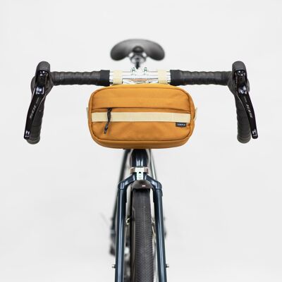 Handlebar/Crossbody Bike Bag - Burnt Orange