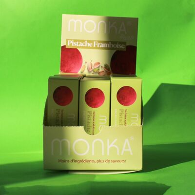 Monka Balls - Pistacho Frambuesa x12 cajas