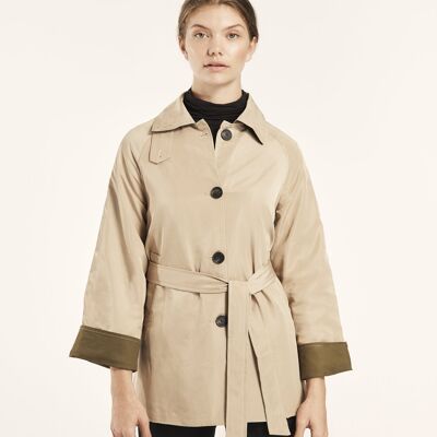 Short Safari Trench Coat