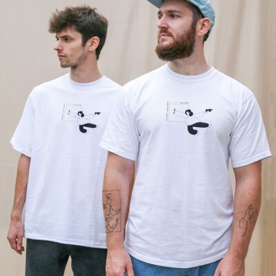 T-Shirt, The White Artist, 100 % Baumwolle, 210 g/m²