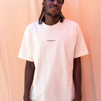 T-shirt, Le Damier Noir, 100% Coton Bio, 240g/m²