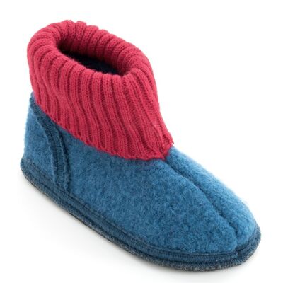 Bacinas high slippers for children blue/red