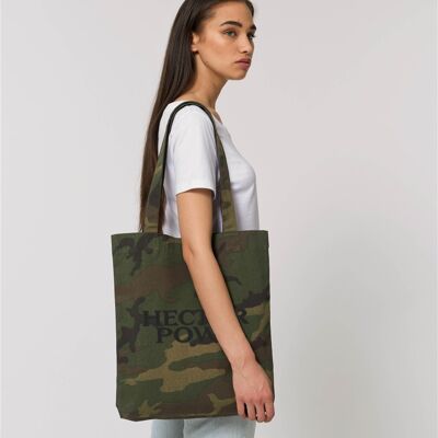 Sac fourre-tout à motif camouflage biologique