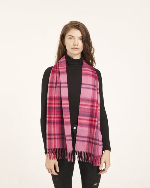 Pimlico Pink Lambswool Scarf