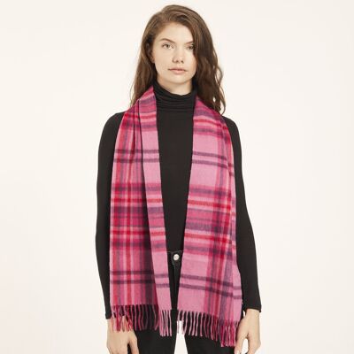 Pimlico Pink Lambswool Scarf