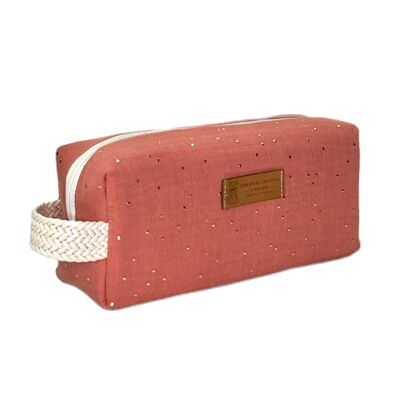 Nomadic pencil case S, “Sweet dream” marsala