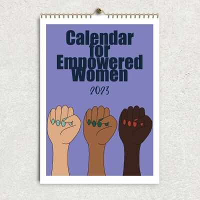 Kalender 2023 für Empowered Women mit Inspirational Quotes