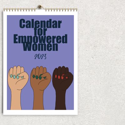 Calendario 2023 para mujeres empoderadas con citas inspiradoras