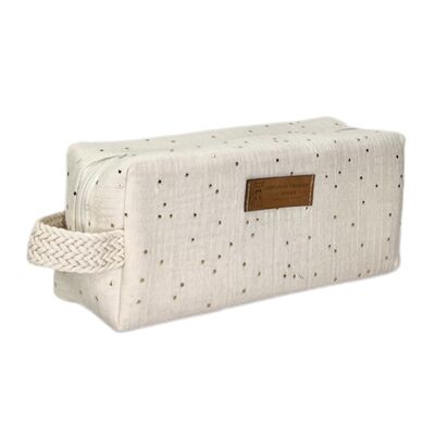 Nomadic pencil case S, “Sweet dream” ecru