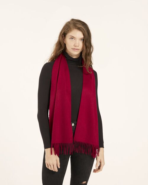 Wine Cashmere Scarf