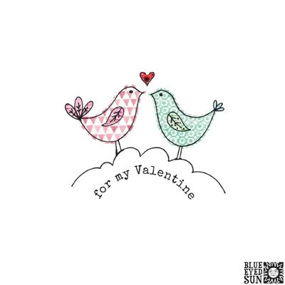 Valentine Lovebirds - Biscuit Valentine's