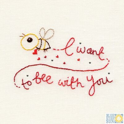 Bee with You - Cuscino Pin
