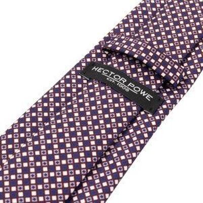 Corbata con estampado de azulejos real