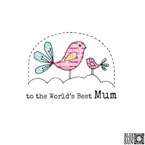 World's Best Mum - Biscuit Mother's Day
