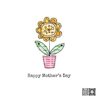 Mother's Day Flower Pot - Biscuit Mother's Day
