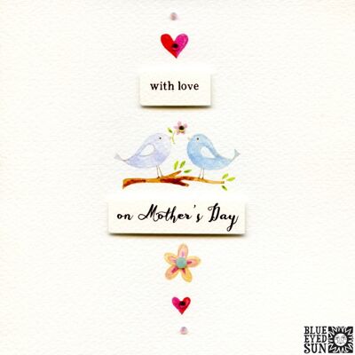 With Love on Mother's Day Birds - Charming Mother's Day