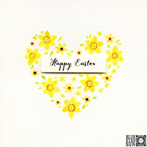 Happy Easter Flower Flower Heart - Charming