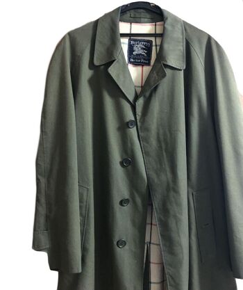 Pardessus vert Hector Powe x Burberry 1