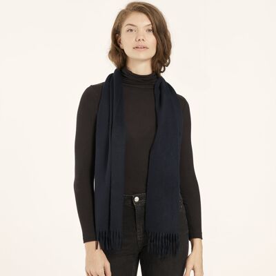 Navy Cashmere Scarf