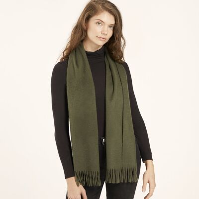 Army Green Cashmere Scarf