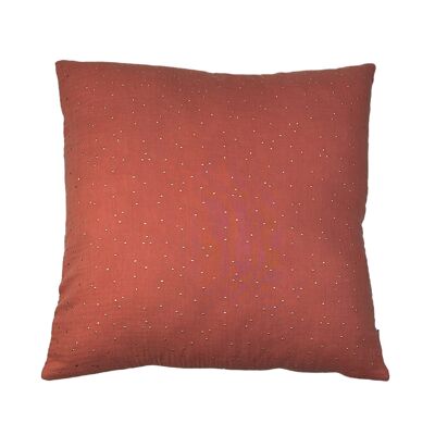 Housse de coussin, Doux rêve marsala, 45cm x 45cm