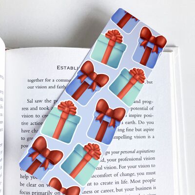 Presents, Christmas Bookmark, Page Marker, Bookworm Gift,