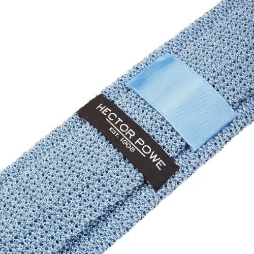 Pale Blue Knitted Tie