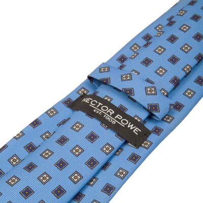 Cornflower Blue Blossom Tie