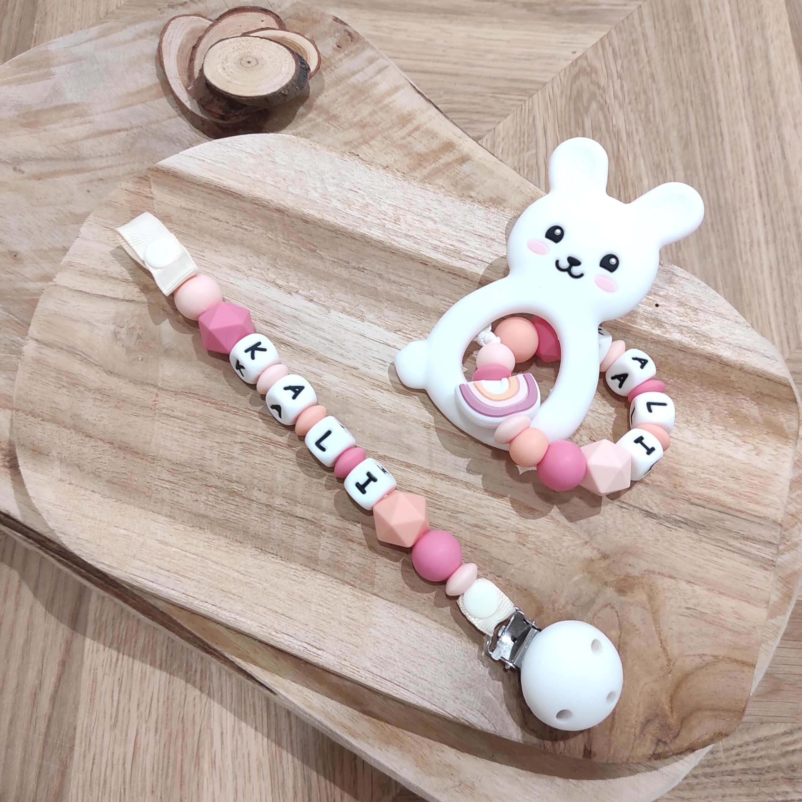 Coffret duo lapin blanc